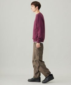 UNFILO MENS レザーライク カーゴパンツ [24年春夏商品]