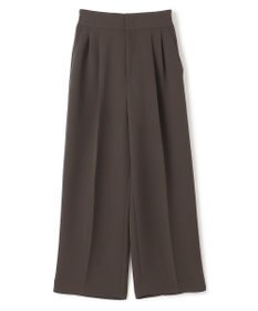 uncrave 【防シワ・洗濯機洗い可】ウォッシャブル ダブルクロス ワイドパンツ