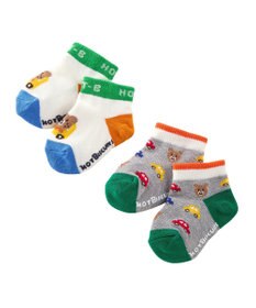 MIKI HOUSE HOT BISCUITS 【9-19cm / 靴下2足セット】ローカット ソックスパック2足セット