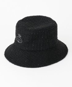 TOCCA 【UV90%以上カット・洗える・サイズ調整可】TWEED BUCKET HAT バケットハット