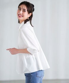 ANY SIS L フレアペプラム シャツ