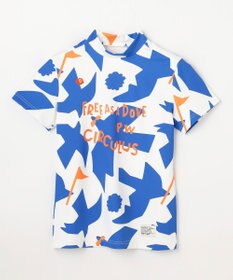 PW CIRCULUS 【WOMEN】ＤＯＶＥ柄モックネック ゴルフウェア レディース