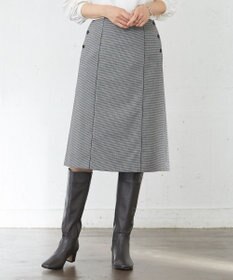 J.PRESS LADIES L 【洗える】Mixツイードチェック スカート
