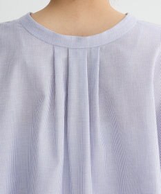 Green Parks 綿麻混フレンチスリーブスキッパーシャツ