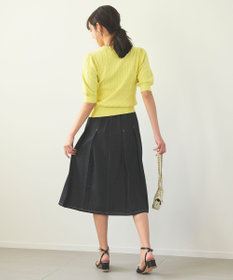 Feroux 【洗える】カラーケーブル ニット