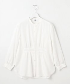 J.PRESS LADIES S 【洗える】アセVisシャドーギンガム シャーリング ブラウス