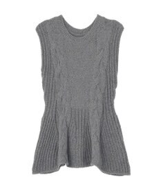 earth music&ecology フレアニットベスト