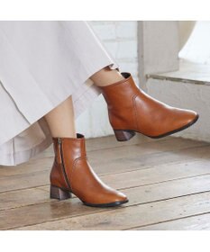 ing <ing>【WEB限定】スクエアトゥショートブーツ