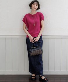 23区 メタルドロップ＆リング ネックレス