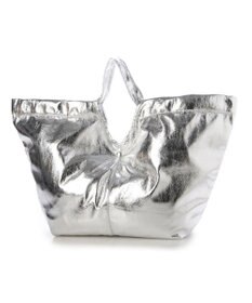 UNBILLION カシュカシュ cachecache / メタリックギャザーパッカブルトート