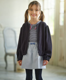 組曲 KIDS 【110-140cm】ホイップキルト ブルゾン