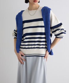 Green Parks スウェットライクニットプルオーバー