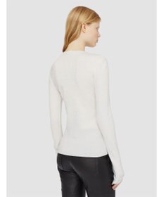 JOSEPH 【FOUNDATIONS】【洗える】シルクストレッチ　ラウンドネックニット