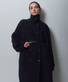 BEIGE， 【VERY NaVY12月号掲載】LABBOCK / ウール混ラグランステンカラーコート