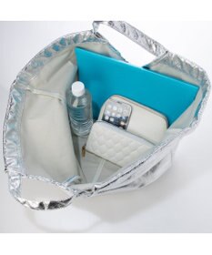 UNBILLION カシュカシュ cachecache / メタリックギャザーパッカブルトート