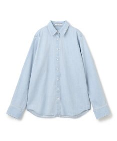 BEIGE， 【洗える】DELAUP / ダンガリー風コットンデニムシャツ