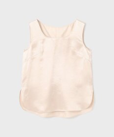 GRACE CONTINENTAL サテンノースリーブトップ