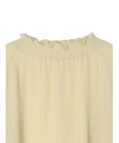 earth music&ecology シャーリングネックブラウス