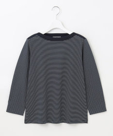 J.PRESS LADIES ニットパーツジャージー ボーダー カットソー