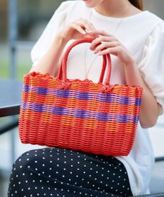 Tiaclasse パターンマルシェバッグ