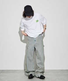 WEGO 【ユニセックス着用ITEM/綿100％/SMLサイズ】別注ベンデイビスプランプロゴT