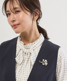 J.PRESS LADIES Bouquet ブローチ シルバー系