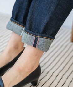 caqu boy`s cutⅡ テーパードストレートデニム ワンウォッシュ