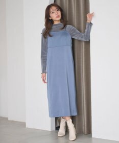 Feroux 【洗える】ベロア ハイネックトップス