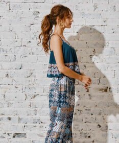 San-ai Resort（三愛水着楽園） ロングパンツセット水着　9M・11L　【Coral veil（コーラルヴェール）】