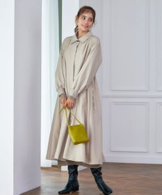 Tiaclasse 【2点セット】Wフェイスニットベスト＆ニットワンピース