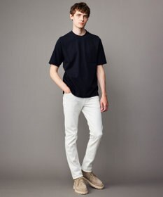 JOSEPH ABBOUD 【ジャケットインにもおすすめドレスTee/吸水速乾/上質感】ミラノリブダブルフェイス Tシャツ