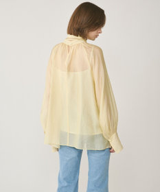 GRACE CONTINENTAL シアーボウタイブラウス