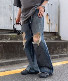 WEGO スーパーバギーデストロイデニム