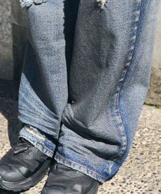 WEGO スーパーバギーデストロイデニム