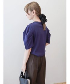 AMERICAN HOLIC 接触冷感タックスリーブ５分袖カットプルオーバー