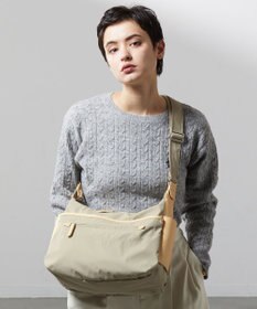 Y'SACCS 【ナイロンタフタ×リサイクルレザー】デイリーショルダー　Mサイズ