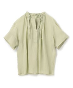 BEIGE， LILAC / ギャザーブラウス