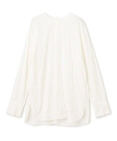 BEIGE， 【洗える・GISELe 4月号掲載】ASTILBE / コットンジャージークルーネックブラウス