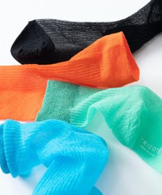 TRICOTE COLOUR SHEER RIB SOCKS／カラーシアーリブソックス
