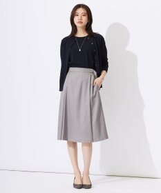 J.PRESS LADIES 【セットアップ対応・洗える・UVケア・速乾】 OXIJEWELストレッチ スカート