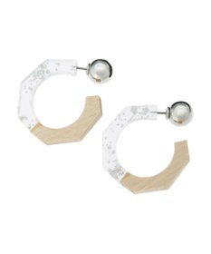 Green Parks ｅｖｅｒｙ　ｗａｌｋ．ウッドサークルピアス