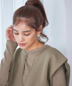 Tiaclasse 【2点セット】Wフェイスニットベスト＆ニットワンピース