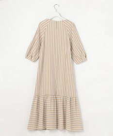 自由区 ビスコースナイロンドビーストライプ ワンピース