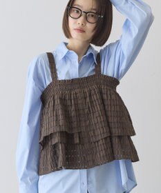 AMERICAN HOLIC シアーチェックビスチェ