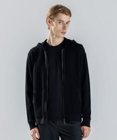 JOSEPH HOMME 【新柄】  ヴィスコースリンクス　ジップアップニットフーディー