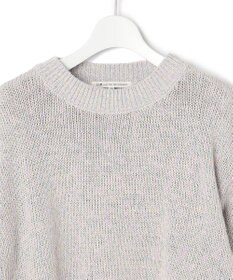 23区 【洗える】コットンルレックスリリー カラーニット