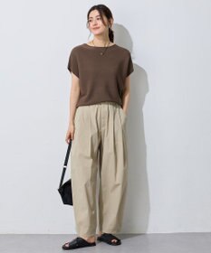 ANY L 【洗濯機可/ウエストゴム】撥水バレルパンツ