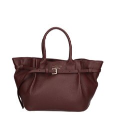 INTER-CHAUSSURES 【CHRISTIAN VILLA】レザーミディアムハンドバッグ