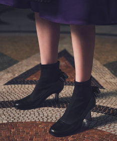 TOCCA BACK RIBBON SHORTBOOTS ショートブーツ