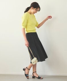 Feroux 【洗える】カラーケーブル ニット